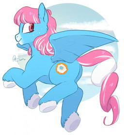 cutie_mark feathered_wings feathers female feral looking_at_viewer smile solo wings redpixie hasbro my_little_pony mythology fan_character equid equine mammal mythological_creature mythological_equine pegasus 2016 hi_res