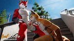 balls erection fellatio genitals male male/male nude oral outside penile public public_sex realistic sex bad_wulfie red_wulfie cycles red_(red_wulfie) canid canine canis mammal wolf 16:9 3d_(artwork) blender_(artwork) digital_media_(artwork) widescreen