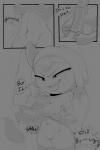 2015 2:3 absurd_res balls breast_play breasts comic condom digital_media_(artwork) duo erection female generation_5_pokemon genitals greyscale hair hi_res human humanoid interspecies larger_male legendary_pokemon long_hair male mammal meloetta meloetta_(aria_form) monochrome nintendo nipple_tape not_furry pasties penis pokemon pokemon_(species) pokephilia sex sexual_barrier_device size_difference smaller_female tape theboogie titfuck wearing_condom