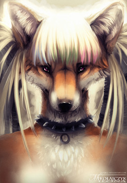 anthro canine collar female fox looking_at_viewer mammal portrait purple_eyes safiru solo whiskers
Rating: Safe
Score: 14
User: Tauxiera
Date: May 21, 2013 anthro canine collar female fox looking_at_viewer mammal portrait purple_eyes safiru solo whiskers
Rating: Safe
Score: 14
User: Tauxiera
Date: May 21, 2013