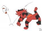 ambiguous_gender anthro barefoot body_motion_path bouncing claws duo feet full_body_motion_path fur humor impact_lines long_ears motion_path throwing dtfaux nintendo pokemon felid feline generation_7_pokemon generation_8_pokemon incineroar lagomorph mammal pokemon_(species) scorbunny 2019