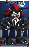 anthro black-rat black_body black_fur comic eulipotyphlan fur hi_res male mammal moon night outside sega shadow_the_hedgehog shadow_the_werehog solo sonic_the_hedgehog_(series) transformation were wereeulipotyphlan werehog