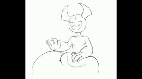ambiguous_gender big_butt butt butt_bongos butt_grab duo hand_on_butt horn huge_butt male size_difference slap smacking_ass smile kostos_art gerb_(kostos_art) demon humanoid imp 16:9 animated short_playtime sketch sound video widescreen