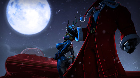 5_fingers aircraft anthro antlers beard bodysuit breasts brown_body brown_fur brown_hair christmas_clothing christmas_headwear clothed clothed_anthro clothed_female clothed_male clothing coat duo facial_hair female fingers full_moon fur hair hat headgear headwear holidays horn humanoid_hands male mask moon night santa_hat skinsuit snow tail tight_clothing topwear vehicle wearing_mask petruz petruz_(modeler) christmas rudy_(petruz) santa_claus deer mammal new_world_deer reindeer yeti 16:9 3d_(artwork) digital_media_(artwork) hi_res source_filmmaker_(artwork) widescreen