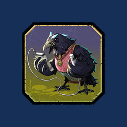 4_toes 5_fingers alternate_species anthro beak beak_piercing beak_ring black_body black_border black_feathers black_tail black_tail_feathers black_talons blue_hair border clothed clothed_anthro clothed_female clothing dress facial_piercing feather_hair feather_hands feathers feet female female_anthro fingers flat_chested furgonomic_piercing furgonomics furrification gradient_background grey_beak grey_eyes hair holding_object jewelry light looking_at_object multicolored_clothing multicolored_dress necklace no_eyebrows open_beak open_mouth piercing pink_clothing pink_dress pseudo_hair purple_lighting semi-anthro short_hair simple_background solo standing tail toes yellow_background unknown_artist dead_by_daylight haddie_kaur avian bird corvid corvus_(genus) crow oscine passerine 1:1 2026 alpha_channel colored digital_drawing_(artwork) digital_media_(artwork) english_description icon lighting official_art shaded