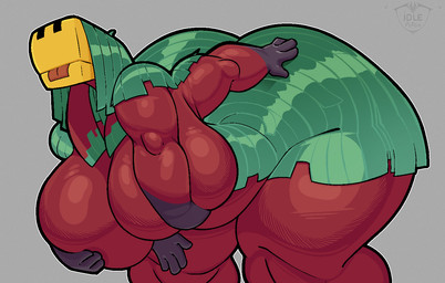 4_arms anthro arched_back back_fur belly belly_overhang big_belly big_breasts big_butt big_snout blep breast_squish breasts butt butt_from_the_front covered_eyes covered_nipples curvy_figure dipstick_ears ear_markings female front_view fur glistening glistening_arms glistening_back glistening_belly glistening_body glistening_breasts glistening_butt glistening_ears glistening_elbows glistening_fur glistening_hair glistening_hands glistening_knees glistening_legs glistening_shoulders glistening_snout glistening_thighs glistening_tongue green_body green_ear_tips green_fur green_hair grey_hands hair hand_on_breast hand_on_butt hand_on_leg hand_on_thigh hanging_breasts holding_breast huge_breasts huge_butt hyper hyper_butt leaning leaning_forward leaning_on_self logo long_ears long_fur multi_arm multi_limb multicolored_ears outline overweight overweight_anthro overweight_female red_body red_breasts short_hair simple_background slightly_chubby slightly_chubby_anthro slightly_chubby_female small_waist solo squish thick_thighs thigh_lines three-quarter_view tongue tongue_out venus_figure voluptuous voluptuous_anthro voluptuous_female white_outline wide_hips yellow_face yellow_snout idlepotoo microsoft minecraft mojang xbox_game_studios mammal sniffer_(minecraft) 2025 artist_logo colored digital_media_(artwork) portrait shaded signature soft_shading three-quarter_portrait