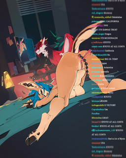 anal_beads anthro anus biped bodily_fluids butt countershade_accent countershade_torso countershading cum duo erection female fingers fur genital_fluids genitals hair horn inside looking_at_viewer male navel nude nude_anthro nude_female nude_male penis rear_view sex_toy sitting tail teeth text tongue vaginal_fluids vulva wings hale. mythology layla_(mrdirt) antelope bovid dragon gazelle mammal mythological_creature mythological_scalie scalie 2026 digital_drawing_(artwork) digital_media_(artwork) english_text hi_res