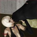 1:1 3d_(artwork) ambiguous_gender ambiguous_on_human barn bestiality bestiality_kiss black_body black_fur blonde_hair clothed clothing collar digital_media_(artwork) duo equid equine female female_on_feral feral french_kissing fur gloves hair handwear hay hi_res horse human human_focus human_on_feral interspecies kissing mammal not_furry_focus realistic_feral short_hair vaesark