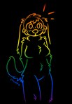 anthro black_background blush blush_lines breasts featureless_breasts featureless_crotch female floppy_ears lgbt_pride lop_ears nude pride_colors rainbow_pride_colors scratchboard simple_background solo standing tail cloudpie conditional_dnp lgbt_pride_month cloud_(cloudpie) bird_dog canid canine canis cavalier_king_charles_spaniel domestic_dog hunting_dog mammal spaniel toy_dog 2022 clip_studio_paint_(artwork) digital_drawing_(artwork) digital_media_(artwork) guide_lines hi_res portrait sketch three-quarter_portrait