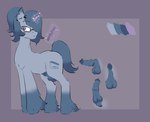absurd_res animal_genitalia anthro ear_piercing equid equine erection fan_character feral fully_sheathed genitals hair hasbro hi_res horn horse lavenderscent male mammal model_sheet my_little_pony mythological_creature mythological_equine mythology piercing pony ponytail sheath solo unicorn