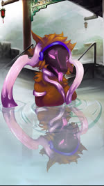 anthro armor big_breasts blue_armor breasts brown_body brown_fur chest_tuft ear_penetration female fur machine neck_tuft nude offscreen_sex open_mouth penetration pink_face pink_tongue protogen_visor reflection robot_voice sex solo swimming_pool tentacle_around_neck tentacle_in_ear tentacle_penetration tentacle_sex tentacles tentacles_around_arms tongue tuft water lestor_siv sound_warning sweetyborn lua_(pacothegint) protogen 9:16 absurd_res animated hi_res short_playtime sound voice_acted webm