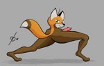 animal_genitalia animal_penis anthro armless brown_body brown_fur butt canine_genitalia canine_penis crouching dipstick_tail erection fur genitals grey_background head_tuft looking_at_viewer looking_back low-angle_view male markings nude orange_body orange_fur outline penis plantigrade pose raised_heel rear_view shitpost short_stack simple_background smile smiling_at_viewer smirk smirking_at_viewer solo stretching tail tail_markings three-quarter_view tuft what what_has_science_done white_body white_fur daleport996 dale_(daleport996) canid canine fox halfcut mammal red_fox true_fox waddling_head 2023 aliasing binary_drawing digital_drawing_(artwork) digital_media_(artwork) meme shaded signature