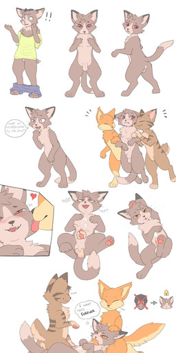 acceptance affectionate ambiguous_gender animal_genitalia anthro blush bodily_fluids brown_body brown_fur chest_tuft clothing cum cum_on_fur cum_on_self cumshot dialogue ejaculation erection exclamation_point eye_color_transformation eyes_closed face_lick feline_genitalia female fur genital_fluids genitals group group_sex handjob human_to_anthro licking male male/ambiguous male/female open_mouth orgasm orgasm_face pawpads paws penile penis permanent permanent_transformation purring question_mark sex species_transformation speech_bubble tail text threesome tongue transformation transformation_by_magical_item trembling_for_pleasure trio tuft vulva whiskers gushoafterdark capcom monster_hunter felid feline felyne human lynian mammal palico 2025 absurd_res digital_media_(artwork) english_text hi_res