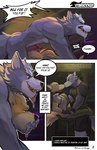 all_fours anthro anthro_on_anthro biceps biped blush bodily_fluids butt claws clothed clothing cum cum_on_butt detailed_background dialogue dirty_talk dominant dominant_male drooling duo erection exclamation_point finger_fetish finger_in_mouth finger_play fingers fur genital_fluids genitals grey_body grey_fur grey_tail hot_dogging humanoid_genitalia humanoid_penis kissing looking_pleasured male male/male multicolored_body multicolored_fur muscular muscular_arms muscular_legs muscular_male nude pecs penis profanity saliva sex sharp_teeth simple_background speech_bubble tail teeth text tongue triceps two_tone_body two_tone_fur white_body white_tail yellow_body yellow_fur dangpa nintendo star_fox fox_mccloud wolf_o'donnell canid canine canis fox mammal wolf 2019 comic english_text hi_res url