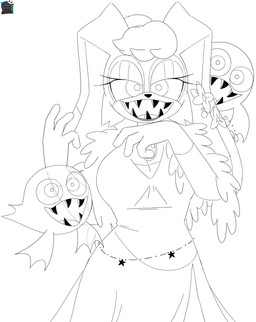 anthro boa_(clothing) clothed clothing dress female fully_clothed group jewelry looking_at_viewer mature_anthro mature_female necklace possession simple_background solo trio dezzy_draws sega sonic_the_hedgehog_(series) vanilla_the_rabbit boo_(sonic) boom_boo_(sonic) ghost lagomorph leporid mammal rabbit spirit absurd_res digital_drawing_(artwork) digital_media_(artwork) hi_res
