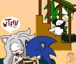 anthro bedding blanket blue_body blue_fur blush breasts clothing covering covering_self dialogue eyewear female footwear fur furniture gesture green_body grey_hair group hair hand_gesture male male/female nude pointing pointing_at_another sex shoes sofa sunglasses text unimpressed sandwich-anomaly archie_comics family_guy sega sonic_the_hedgehog_(archie) sonic_the_hedgehog_(comics) sonic_the_hedgehog_(series) evil_monkey fan_character scourge_the_hedgehog sonic_the_hedgehog venus_the_hedgehog eulipotyphlan hedgehog mammal english_text