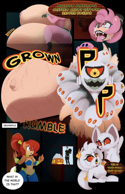 anthro belly big_belly big_breasts blue_clothing breasts brown_body brown_fur clothing dialogue female fur group huge_belly huge_breasts inflation inside popping red_sclera speech_bubble text white_body 7-light-of-shadows-7 sega sonic_the_hedgehog_(series) amy_rose rouge_the_bat sally_acorn eulipotyphlan ghost hedgehog mammal rodent sciurid spirit tree_squirrel 2021 comic hi_res
