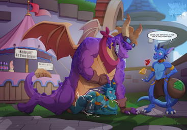 anal anal_knotting anal_penetration animal_genitalia anthro anthro_on_anthro anthro_on_bottom anthro_on_top anthro_penetrated anthro_penetrating anthro_penetrating_anthro balls bodily_fluids bottomwear butt claws clothing cum cum_from_ass cum_from_mouth cum_in_ass cum_in_mouth cum_inside cum_on_back cum_on_balls cum_on_butt cum_on_face cum_on_ground cum_on_leg cum_on_own_balls cum_on_self cum_on_tail cum_on_tongue cum_splatter cum_through dildo doggystyle ejaculation erection eyewear from_behind_position gem genital_fluids genitals goggles group horn horn_grab huge_penetration internal interspecies jewelry knot knotted_penis knotting loincloth male male/male male_on_bottom male_on_top male_penetrated male_penetrating male_penetrating_male nude on_bottom on_top penetration penile penile_penetration penis penis_in_ass purple_body purple_penis scales scarf sex sex_toy sheath size_difference smile smirk spiral_knees tail text tongue trio ventral_scales wings x-ray_view yellow_balls yellow_sheath conditional_dnp xnirox activision mythology spyro_the_dragon balloonist_spyro spyro dragon kobold mythological_creature mythological_scalie scalie