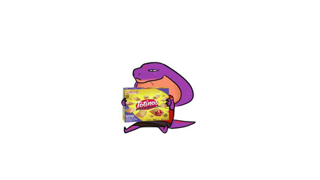 anthro blep clothed clothing dancing female female_anthro food geometric_background grid_background holding_object music pattern_background purple_tail simple_background singing sitting sitting_on_ground snake_hood solo standing tail tongue tongue_out yellow_tongue ncs sound_warning general_mills totino's keeshee cobra reptile scalie snake 16:9 2020 animated english_audio long_playtime sound video widescreen