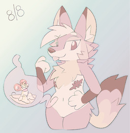 ambiguous_gender anthro bodily_fluids duo exaggerated_mastectomy_scar eyelashes fluffy hand_on_hip inside_stomach macro male male/ambiguous mastectomy_scar micro saliva saliva_string scar snout stomach_acid tail tongue tongue_out vore puppychowed vore_day maddie_(squeakcake) canid canine fox mammal mouse murid murine rodent hi_res