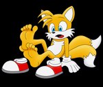 2_tails 5_toes alpha_channel anthro barefoot between_toes black_nose blue_eyes canid canine clothing feet feetymcfoot foot_focus footwear fox fur gloves handwear hi_res humanoid_feet male male_feet mammal miles_prower multi_tail nude plantigrade sega shoes simple_background socks soles solo sonic_the_hedgehog_(series) surprised_expression tail toes transparent_background white_body white_fur yellow_body yellow_fur zen-hydro