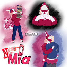 5_fingers anthro bald baseball_cap blonde_hair blue_bottomwear blue_clothing blue_eyes blue_jacket blue_pants blue_sweatpants blue_topwear bodily_fluids book bottomwear clothing crying duo female fingers footwear hair hat headgear headwear hoodie hug jacket light-skinned_male light_body light_skin long_tail magenta_body magenta_scales makeup male male/female mascara medium_hair multicolored_body multicolored_scales nerd pants red_clothing red_footwear red_hoodie red_shoes red_sneakers red_topwear running_makeup running_mascara scales shoes smile sneakers spiked_tail spikes spikes_(anatomy) sweatpants tail tail_around_partner tail_around_waist tears text topwear two_tone_body two_tone_scales white_body white_scales vexcorp cavemanon_studios i_wani_hug_that_gator neon_genesis_evangelion inco_(iwhtg) mia_moretti dinosaur hadrosaurid human mammal ornithischian ornithopod parasaurolophus prehistoric_species reptile scalie 1:1 2026 absurd_res artist_name hi_res watermark