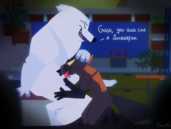 animal_genitalia animal_penis anthro back_markings blue_body blue_fur blurred_background butt camper_van canine_genitalia canine_penis detailed_background duo ear_markings eyes_closed facial_markings fangs fellatio female female_penetrated fingers fur furniture genitals gloves_(marking) grey_body grey_fur head_markings kneeling knot knotted_penis larger_male leg_markings male male/female male_penetrating markings married_couple mask_(marking) open_mouth oral orange_body orange_fur penetration penile penis pushing_head raised_leg romantic romantic_couple sex sheath sheath_grab size_difference skinny_female smile socks_(marking) sucking tail tail_markings teeth text thick_neck thick_tail tuft white_body white_fur snow_the_arctic_fox(artist) quokka's_wild_life_(series) david_(quokka's_wild_life) mel_(quokka's_wild_life) arctic_fox canid canine cross_fox fox mammal red_fox true_fox 2025 4:3 colored digital_drawing_(artwork) digital_media_(artwork) english_text hi_res lineless signature