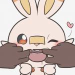 1:1 2019 ambiguous_gender blush bodily_fluids drooling duo finger_fetish finger_in_mouth finger_play fingers fish_hooking generation_8_pokemon heart_symbol hi_res lagomorph mammal mouth_shot nintendo one_eye_closed open_mouth pisho pokemon pokemon_(species) saliva scorbunny solo_focus spread_mouth tongue tongue_out wink