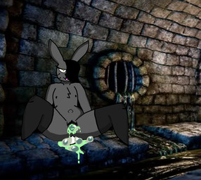 alternative_fashion anthro bodily_fluids cum egg female flat_chested genital_fluids goth inside oviposition sewer solo vaginal_oviposition frutigooner alex_(frutigooner) lagomorph mammal 2026 digital_media_(artwork) nonbinary_(lore) trans_(lore)
