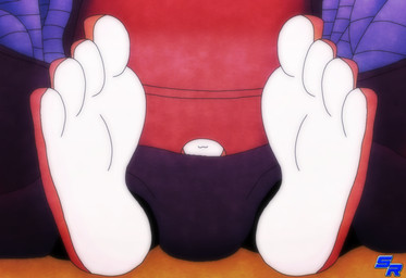 4_toes barefoot bed bedding big_feet blanket close-up countershade_feet countershading feet foot_fetish foot_focus furniture humanoid_feet lying male plantigrade sleeping smile solo toes under_covers wire ryoosakuling bandai_namco digimon appmon appmon_(species) digimon_(species) humanoid musimon 2020 digital_drawing_(artwork) digital_media_(artwork) hi_res