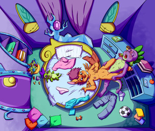 adolescent adolescent_on_adolescent anthro apple areola ball bed bedroom blush bodily_fluids book breasts cellphone clothing cum cum_from_vagina cum_in_vagina cum_inside cumshot detailed_background duo ejaculation electronics erection feathered_wings feathers feet female female_penetrated food from_front_position fruit fur furniture genital_fluids genitals hair holding_both_legs humanoid_genitalia looking_pleasured lying male male/female male_penetrating male_penetrating_female nipples nude on_back on_bed orgasm orgasm_face panties pecs penetration penile penile_penetration penis penis_in_vagina phone pillow plant plushie sex shirt small_breasts smartphone smile soccer_ball standing standing_sex tail toes tongue tongue_out topwear underwear vaginal vaginal_penetration vulva wings young young_anthro young_female young_male young_on_young zooshi friendship_is_magic hasbro my_little_pony mythology scootaloo_(mlp) spike_(mlp) dragon equid equine mammal mythological_creature mythological_equine mythological_scalie pegasus scalie absurd_res digital_media_(artwork) hi_res