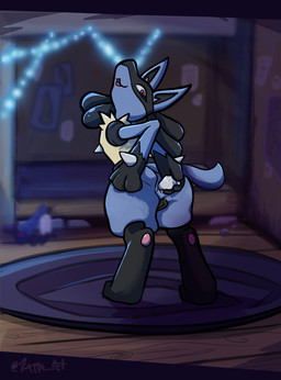 anal anal_beads anal_penetration animal_genitalia animal_vulva anthro anus bedroom butt buttplug canine_genitalia canine_vulva detailed_background dildo dildo_in_ass dildo_insertion female genitals inside looking_back looking_pleasured object_in_ass penetration plug_(sex_toy) plug_insertion presenting presenting_anus presenting_hindquarters presenting_vulva sex_toy sex_toy_in_ass sex_toy_insertion solo toy vulva zarra_(artist) nintendo pokemon canid canine generation_4_pokemon lucario mammal pokemon_(species) absurd_res hi_res