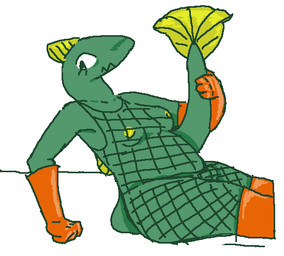 ambiguous_gender anthro clothing female fish_tail fishnet_clothing fishnet_legwear fishnet_topwear gloves green_body green_scales gynomorph handwear intersex latex latex_clothing latex_gloves latex_handwear latex_legwear latex_thigh_highs legwear nervous scales solo thigh_highs topwear warprat aquatic fish