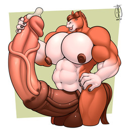 5_fingers abdominal_bulge abs animal_genitalia anthro anthro_pred balls big_muscles big_nipples big_pecs big_penis biped bodily_fluids brown_balls brown_body brown_fur brown_hair brown_nipples brown_penis brown_tail colored_nails countershade_fur countershade_torso countershading cum fingernails fingers fur genital_fluids genitals glans gradient_body gradient_fur grey_fingernails grey_nails hair hand_on_hip hand_on_own_penis hand_on_penis holding_penis huge_muscles huge_pecs huge_penis humanoid_hands hybrid_genitalia hybrid_penis hyper hyper_genitalia hyper_muscles hyper_pecs hyper_penis male male_pred masturbating_pred masturbation medial_ring monotone_balls monotone_genitals monotone_hair monotone_tail multicolored_body multicolored_face multicolored_fur multicolored_penis muscular muscular_anthro muscular_male nails navel nipples open_mouth oral_vore orange_body orange_face orange_fur pecs penile penile_masturbation penis pink_glans pink_penis pink_tongue simple_background snout solo tail thick_penis tongue two_tone_body two_tone_face two_tone_fur two_tone_penis vore white_background white_body white_countershading white_face white_fur year freckles_(artist) cinnamon_(freckles) foshu_(character) canid canine equid equine fennec_fox fox horse mammal true_fox 1:1 2020 dated digital_media_(artwork) hi_res signature