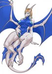 2_horns 4_toes 5_fingers abs anthro areola athletic athletic_anthro athletic_female big_breasts biped blonde_hair blue_areola blue_body blue_countershading blue_eyes blue_hair blue_insides blue_nipples blue_pussy blue_tongue breasts butt butt_from_the_front claws countershade_breasts countershade_neck countershade_torso countershading curved_horn digitigrade eyelashes feet female finger_claws fingers frill_(anatomy) front_view genitals gradient_hair grey_claws grey_horn hair hand_on_pussy horn huge_breasts humanoid_hands leaning leaning_backward long_hair long_tail looking_away membrane_(anatomy) membranous_frill membranous_wings muscular muscular_female muscular_thighs navel nipples non-mammal_breasts nude open_mouth pussy sharp_teeth simple_background sitting snout solo tail tail_frill teeth thick_thighs toe_claws toes tongue unusual_insides white_background white_body wing_claws wings silgiriya_mantsugosi european_mythology mythology freyr_(adleisio) dragon mythological_creature mythological_scalie reptile scalie western_dragon 2021 artist_name digital_drawing_(artwork) digital_media_(artwork) full-length_portrait hi_res portrait shaded soft_shading