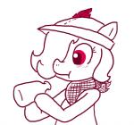 anthro bandanna bottle clothing container earth_pony emerald_jewel_(colt_quest) equid equine fan_character feathers ficficponyfic hasbro hat headgear headwear horse kerchief male mammal my_little_pony pony semi-anthro simple_background solo white_background young young_anthro