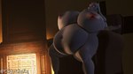 anthro areola belly big_belly big_breasts breasts eyewear female glasses glowing glowing_eyes huge_breasts mature_anthro mature_female nipples solo thick_thighs vore ok_bruh undertale_(series) toriel warfare_toriel 16:9 3d_(artwork) digital_media_(artwork) hi_res source_filmmaker_(artwork) widescreen