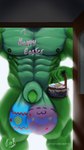 abs animal_genitalia anthro balls basket biceps big_balls big_muscles big_penis bodypaint claws container dialogue door easter_balls easter_egg egg genitals green_balls green_body green_penis green_skin holidays hyper leg_muscles male muscular muscular_anthro muscular_male nipples nude open_door outside painted_balls pecs penis penis_tip sheath solo text tiotiored easter mythology victor_(tiotiored) dragon mythological_creature mythological_scalie scalie wingless_dragon 2024 9:16 clip_studio_paint_(artwork) digital_media_(artwork) english_text hi_res signature widescreen