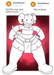 2024 anthro big_boots curious_cat digital_media_(artwork) english_text female flat_chested hi_res horn kobold long_legs piko_(simplifypm) potoobrigham reptile scalie short_stack text wide_hips