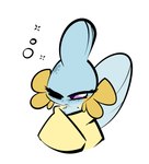 alternate_color anthro bubble_emanata clothing emanata female one_eye_closed pink_eyes solo tired waking_up yellow_clothing 1upgobbo nintendo pokemon iono_(1upgobbo) generation_3_pokemon mudkip pokemon_(species) 2024 hi_res