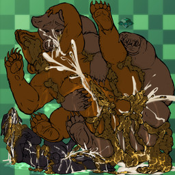 4_toes 5_toes abstract_background after_sex afterglow anal anal_orgasm anal_penetration anatomically_correct anatomically_correct_genitalia anatomically_correct_penis animal_genitalia animal_penis anus aroused balls big_balls big_penis bite bodily_fluids brown_feces butt canine_genitalia canine_penis claws coprophilic_intercourse covered_in_feces cum cum_covered cum_drip cum_everywhere cum_explosion cum_expulsion cum_fart cum_from_ass cum_from_mouth cum_from_nose cum_in_ass cum_in_mouth cum_in_nose cum_inside cum_leaking_from_ass cum_leaking_out cum_on_anus cum_on_back cum_on_balls cum_on_belly cum_on_body cum_on_butt cum_on_chest cum_on_face cum_on_ground cum_on_leg cum_on_penis cum_on_tail cum_on_tongue cum_overflow cum_pool cum_splatter cum_strand cum_through cum_vomit cum_while_penetrated cum_while_pooping cumshot digitigrade dirty_anal dominant dominant_feral dominant_male dripping eating_feces ejaculation enjoying_feces erection excessive_cum excessive_feces excessive_genital_fluids exhausted feces feces_covered feces_everywhere feces_in_ass feces_in_mouth feces_on_anus feces_on_arm feces_on_ass feces_on_back feces_on_balls feces_on_belly feces_on_body feces_on_butt feces_on_chest feces_on_face feces_on_fur feces_on_genitals feces_on_ground feces_on_head feces_on_leg feces_on_penis feces_on_sheath feces_on_tail feces_on_tongue feces_pile feet feral feral_on_feral feral_on_top feral_penetrated feral_penetrating feral_penetrating_feral feral_pooping finger_claws flaccid fluffy fluffy_tail from_behind_position fur genital_fluids genitals group group_sex hair hands-free huge_balls interspecies involuntary_orgasm leaking leaking_cum leaking_feces long_penis lying male male/male male_feral male_on_bottom male_penetrated male_penetrating male_penetrating_male male_pooping mane mane_hair messy neck_bite nude on_back on_bottom on_ground on_top open_mouth orgasm overstimulation paws penetration penile penile_penetration penis penis_tip plantigrade poop_in_ass poop_in_mouth pooping pooping_on_dick pooping_on_floor pooping_together pooping_while_penetrated pooping_while_penetrating projectile_feces quadruped reverse_cowgirl_position scatplay sex sharp_teeth sheath sheath_slit short_ears short_fur short_tail simple_background size_difference small_balls small_ears small_tail smaller_penetrated snout submissive submissive_male tail teeth thick_penis three-quarter_view threesome toe_claws toes tongue tongue_out trio ursine_ears ursine_genitalia ursine_penis vein veiny_penis yonnixart boxes_(gaybearboi) david_(gaybearboi) kuruk_(character) bear brown_bear canid canine canis coyote grizzly_bear mammal ursidae ursine 1:1 2026 absurd_res colored_sketch digital_drawing_(artwork) digital_media_(artwork) hi_res sketch
