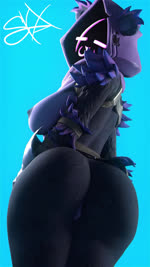 anthro areola big_breasts big_butt bouncing_breasts bouncing_butt breasts butt butt_jiggle female fur glowing glowing_eyes glowing_mouth hood jiggling music nipples purple_body purple_fur shaking_butt solo thick_thighs twerking wide_hips skxx_elliot epic_games fortnite raven_team_leader bear mammal 3d_(artwork) 3d_animation 9:16 animated digital_media_(artwork) hi_res high_framerate huge_filesize short_playtime sound webm