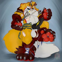 claws clothing erection footwear genitals growth knot male muscular pawpads paws penis possession ripping shoes solo takeover tearing transformation crayawn mythology foxlightning canid canine fox mammal mythological_canine mythological_creature werecanid werecanine werecreature werefox werewolf absurd_res hi_res