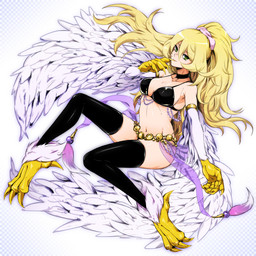 avian black_legwear blonde_hair chiyo_(no3baki) claws female green_eyes hair harpie_dancer harpy legwear long_hair looking_at_viewer monster ponytail solo talons thigh_highs wings yu-gi-oh
Rating: Safe
Score: 9
User: AnacondaRifle
Date: July 31, 2014 avian black_legwear blonde_hair chiyo_(no3baki) claws female green_eyes hair harpie_dancer harpy legwear long_hair looking_at_viewer monster ponytail solo talons thigh_highs wings yu-gi-oh
Rating: Safe
Score: 9
User: AnacondaRifle
Date: July 31, 2014