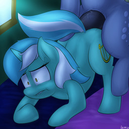 2013 all_fours anal anal_penetration ass_up biting_lip crossgender cutie_mark derpy_hooves_(mlp) doggystyle duo equine female feral friendship_is_magic from_behind fur green_fur grey_fur hair horn horse lamiaaaa lyra_heartstrings_(mlp) male mammal my_little_pony penetration penis pony sex straight two_tone_hair unicorn yellow_eyes
Rating: Explicit
Score: 21
User: ultragamer89
Date: October 03, 2013