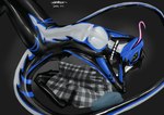 alternative_fashion choker goth jewelry latex male necklace solo stretching tail tongue transformation water golecko mythology sleek dragon mythological_creature mythological_scalie scalie owen_(disambiguation) absurd_res hi_res