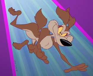 3_toes 4_fingers abstract_background anthro arched_foot arched_soles arm_tuft athletic belly bent_legs big_butt biped black_eyes black_nose black_toe_claws brown_body brown_fur butt casual_nudity chest_tuft claws curling_toes eyebrows feet fingers fluffy fluffy_chest fur head_tuft humanoid_feet humanoid_hands humanoid_heel knee_tuft leg_tuft male mischievous mischievous_smile multicolored_body multicolored_fur nude nudist paws pecs plantigrade pose shoulder_tuft skinny skydiving slim slim_anthro slim_male solo speed_lines tan_belly tan_body tan_eyebrows tan_fur toe_claws toes toony tuft two_tone_body two_tone_fur yellow_sclera gavanzude looney_tunes warner_brothers wile_e._coyote canid canine canis coyote mammal 2025 alternate_version_at_paywall colored digital_drawing_(artwork) digital_media_(artwork) flat_colors hi_res pinup signature