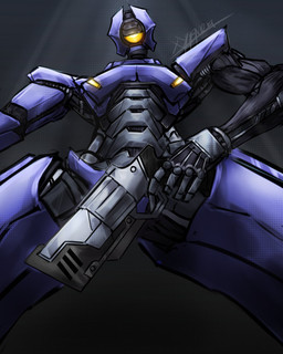 1_eye blue_body glowing glowing_eyes grey_background gun half-closed_eyes holding_gun holding_object holding_ranged_weapon holding_weapon looking_at_viewer low-angle_view machine male misleading_thumbnail muscular muscular_arms muscular_humanoid muscular_male narrowed_eyes not_furry pecs ranged_weapon simple_background solo spotlight spread_legs spreading weapon yellow_eyes xylem new_blood_interactive ultrakill v1_(ultrakill) humanoid robot robot_humanoid 4:5 colored digital_drawing_(artwork) digital_media_(artwork) halftone hi_res watermark nonbinary_(lore)