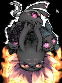 8_eyes accessory clothing eyebrows eyelashes eyewear female glasses glowing glowing_eyes group hat headband headgear headwear hood mouth_closed multi_eye open_mouth open_smile pink_eyes smile tongue witch_hat kblacknessarts so_i'm_a_spider_so_what? kumoko arachnid arthropod spider 2024 3:4 hi_res signature