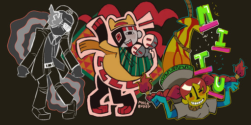 ambiguous_gender black_eyes black_hair blood blush bodily_fluids bottomwear braided_hair braided_pigtails clothed clothing digitigrade dress female gloves_(marking) grin group hair hanging_from_rope hat headgear headwear long_hair looking_at_viewer markings noose not_furry open_mouth paws red_hair rope rope_around_neck shirt simple_background smile teeth toony topwear tumi upside_down yellow_body yellow_skin molabuddy ena:_dream_bbq ena_(series) coral_glasses_(ena) mitu_(ena) taski_maiden_(ena) animal_humanoid animate_inanimate anthozoan aquatic cat_humanoid cnidarian coral felid felid_humanoid feline feline_humanoid human humanoid living_tumi mammal mammal_humanoid taski_maiden_companion 2:1 digital_media_(artwork) hi_res